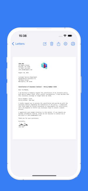 ‎Letter: just write letters Screenshot