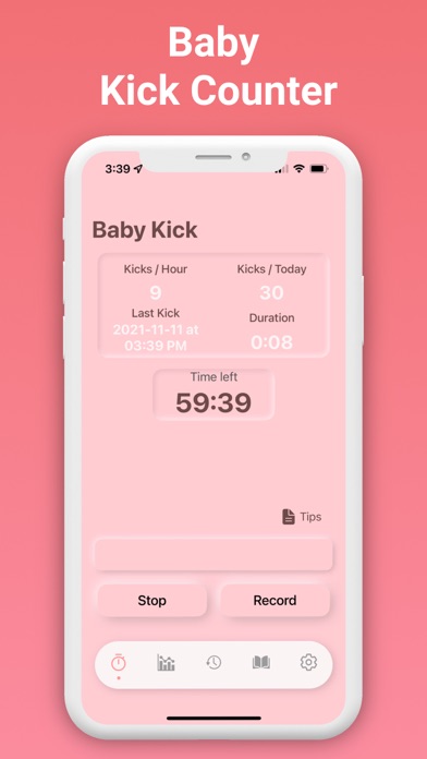 Baby Kick Counter & Tracker Screenshot