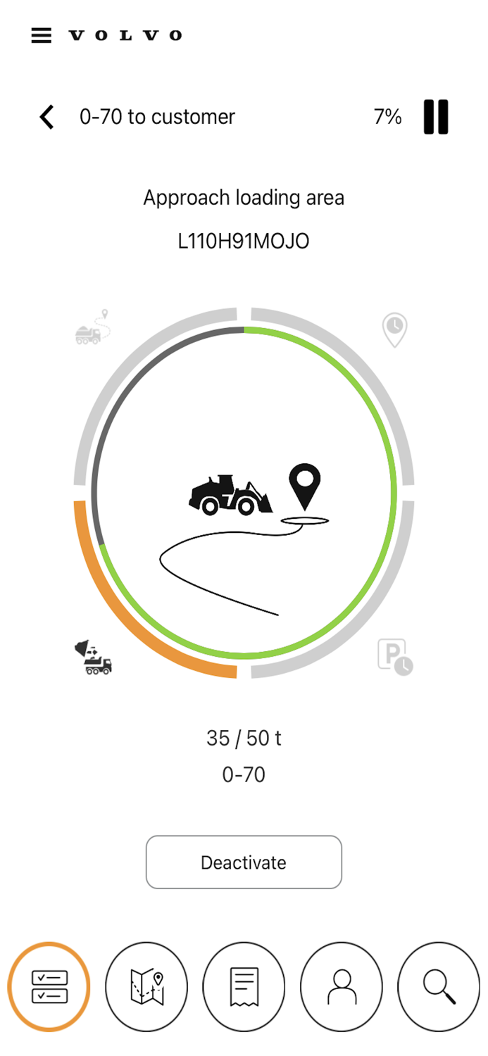 Volvo CE Connected Load Out