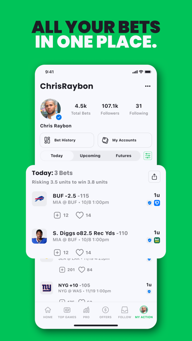 Action Network Sports Betting Screenshot