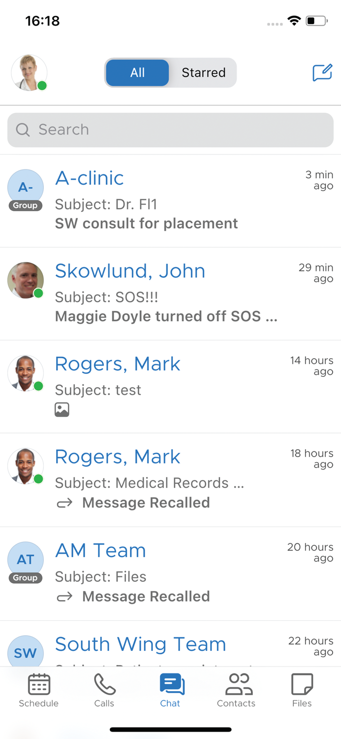 QliqCHAT Secure Texting