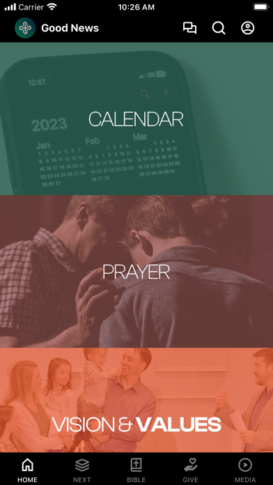 Good News Church DE Screenshot