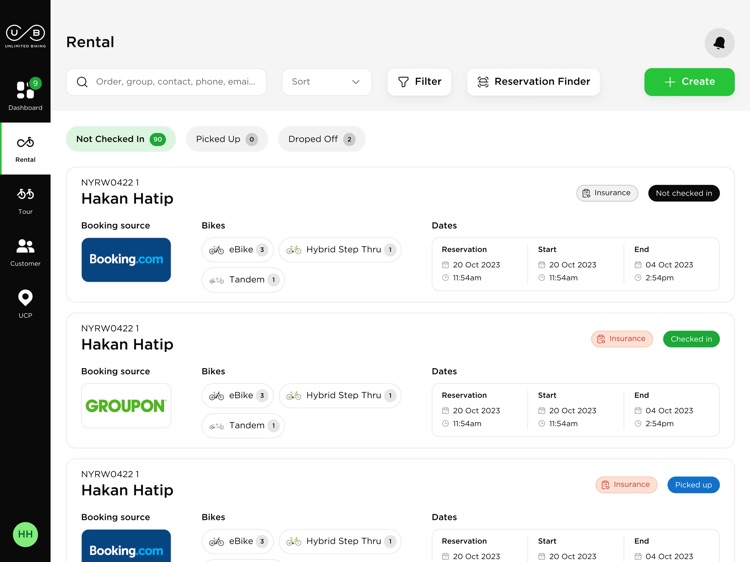 Unlimited Biking POS