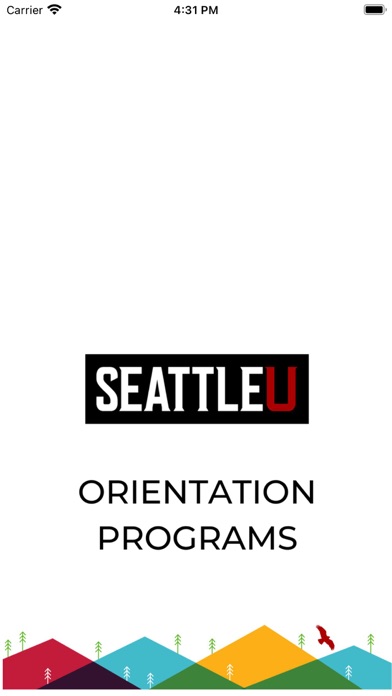 Seattle University Orientation Screenshot
