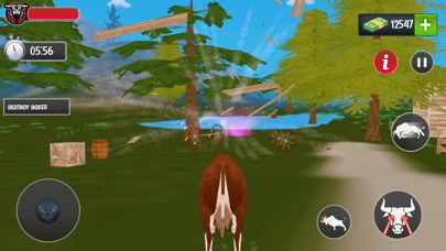 Scary Cow wild Animal Game Screenshot