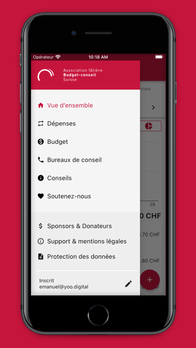 Screenshot #1 pour BudgetCH App
