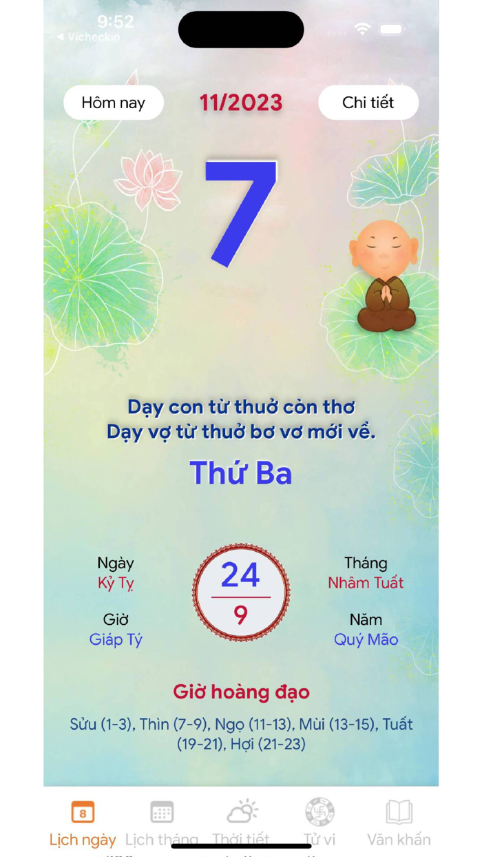 Lịch Vạn Niên 2024-Vitech