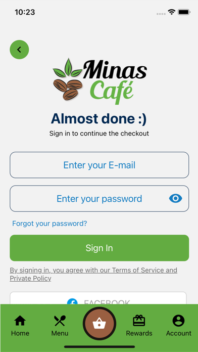Minas Cafe Bakery Screenshot