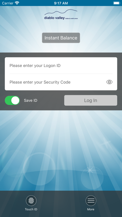 Diablo Valley FCU Screenshot