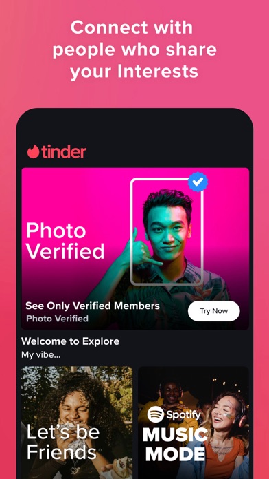Tinder: Chat, Dating & Friends Screenshot