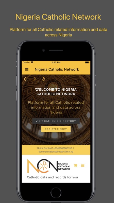 Nigeria Catholic Network - CSN Screenshot