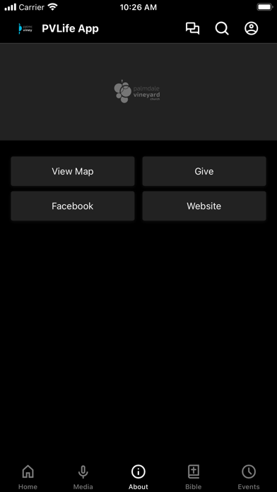 Palmdale Vineyard Church Screenshot