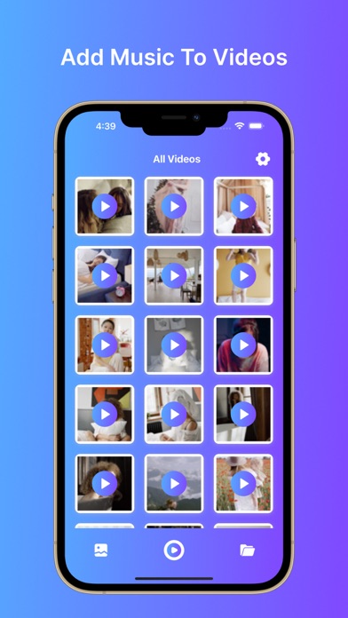 Screenshot #2 pour Add Music To Video & Photo