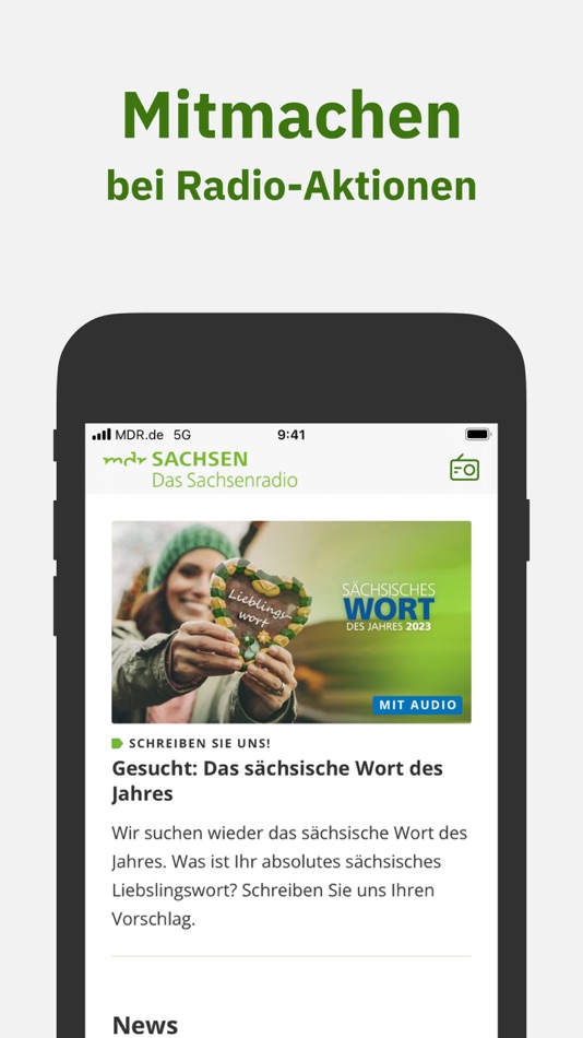 #4. MDR Sachsen App (iOS) Bởi: Mitteldeutscher Rundfunk