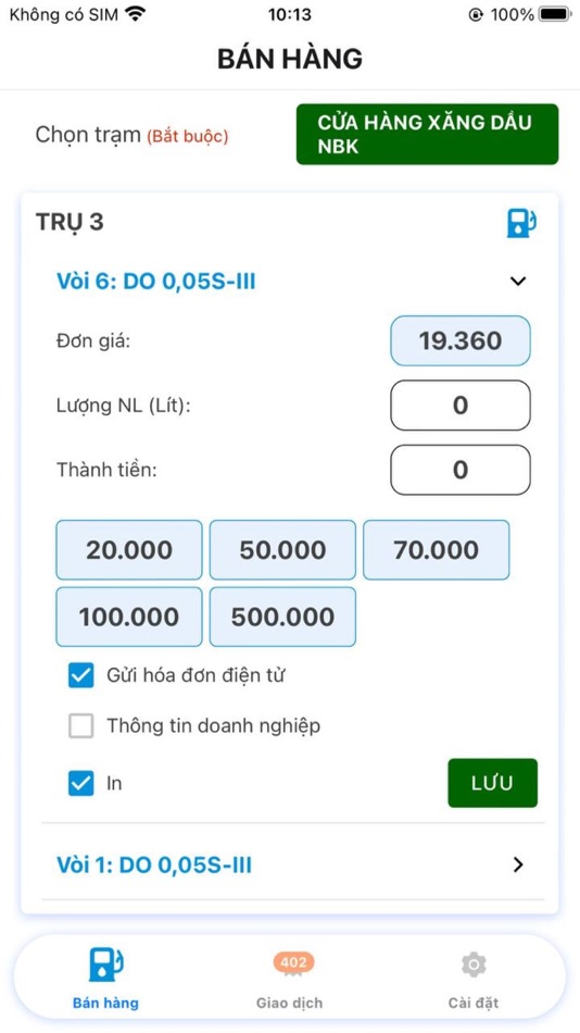 #2. Bách Khoa POS Gas (iOS) 由: Ha Quang Thanh
