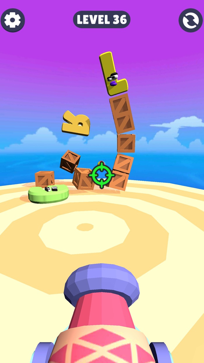 Happy Cannon Word 3D