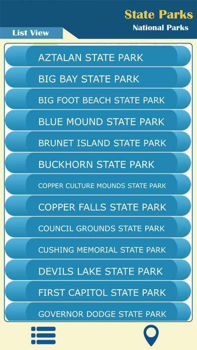 Wisconsin-State &National Park Screenshot
