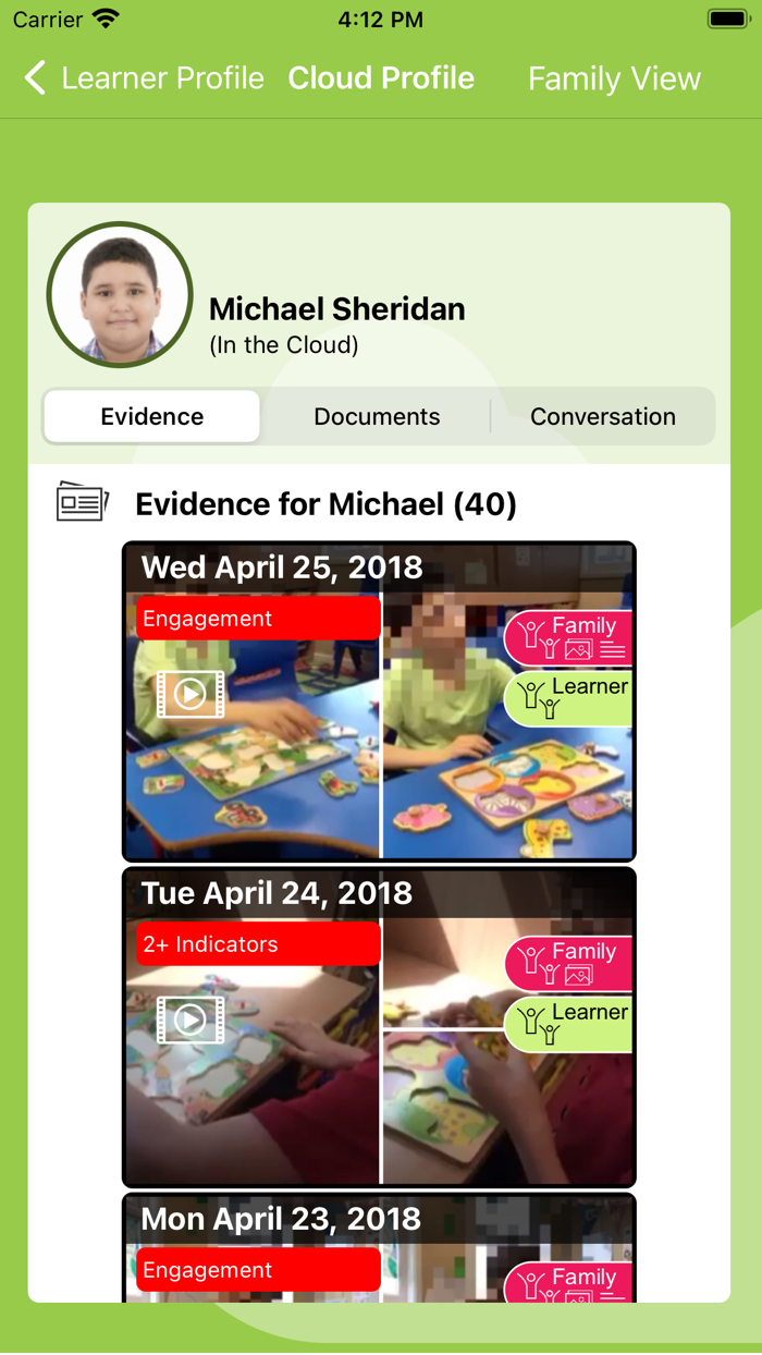 Evidence for Learning