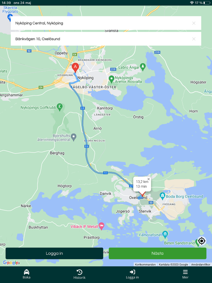 Taxi Nyköping – Oxelösund