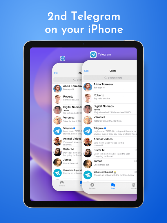 Screenshot #4 pour Dual Chat - for Telegram Web