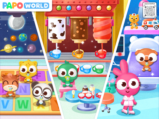 Papo Town Play House iPad screenshot 5 - Education app