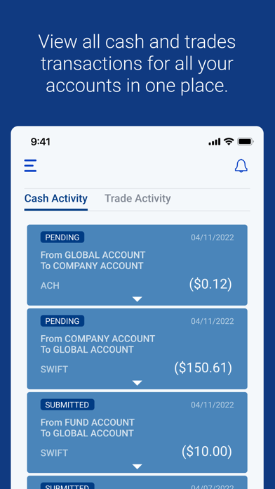 U.S. Bank Pivot Screenshot
