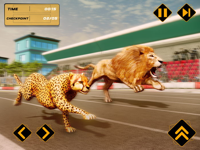 Wild Animal Race Horse Racing