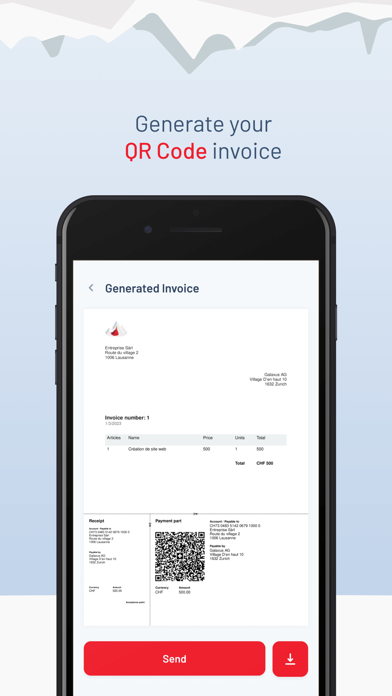 Magic Heidi: Swiss Invoice Screenshot