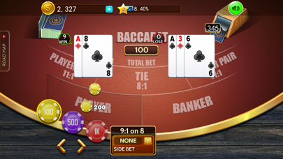 Baccarat casino offline card Screenshot