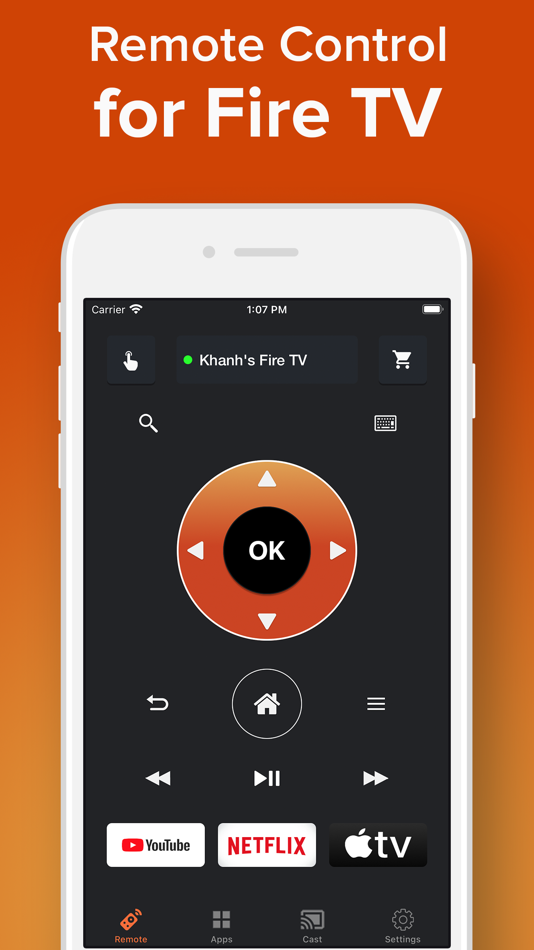 #1. Fire Remote: TV Stick Remote (iOS) 由: Khanh Le
