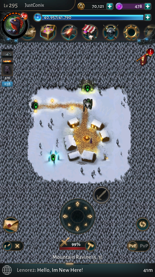 #1. Fallen Sword (iOS) 由: Hunted Cow Studios Ltd.