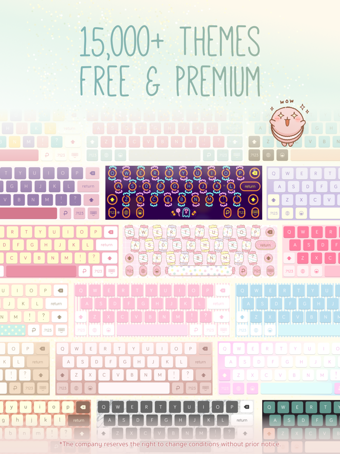 Pastel Keyboard - VIP Premium