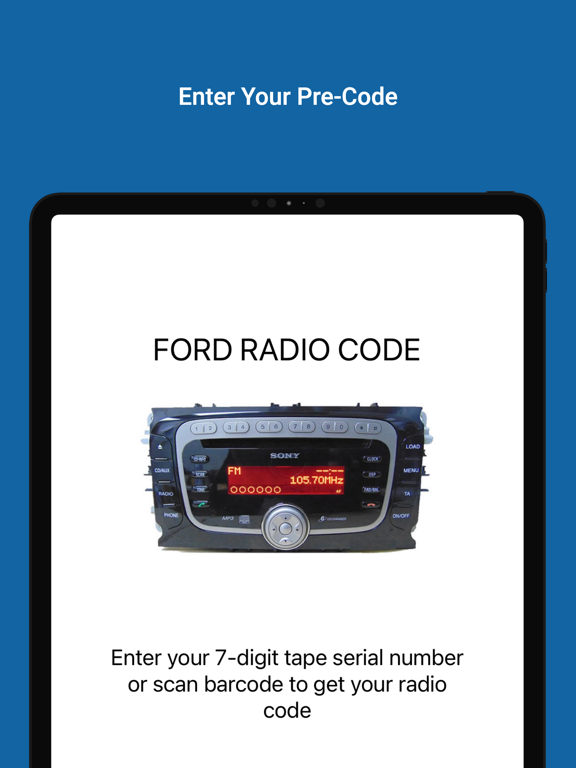 Ford Radio Code