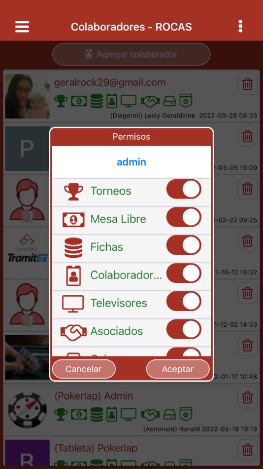 #9. PokerLAP Admin (iOS) 由: Rocas Colombia