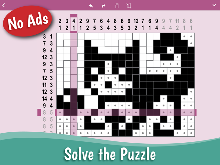 Cross-a-Pix Nonogram Crosses