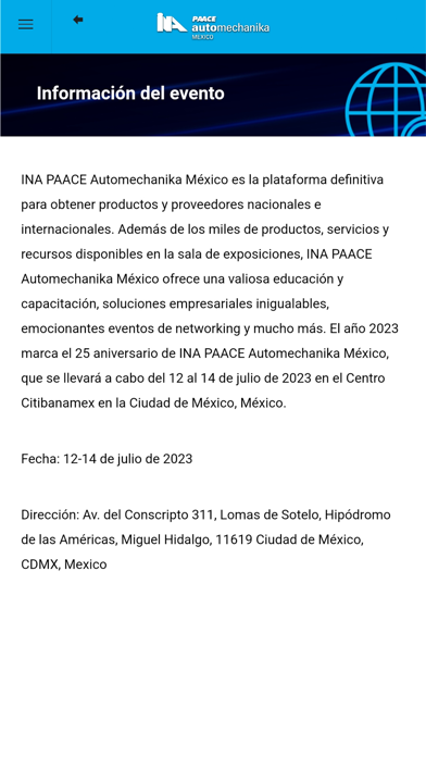 Automechanika México 2024 Screenshot