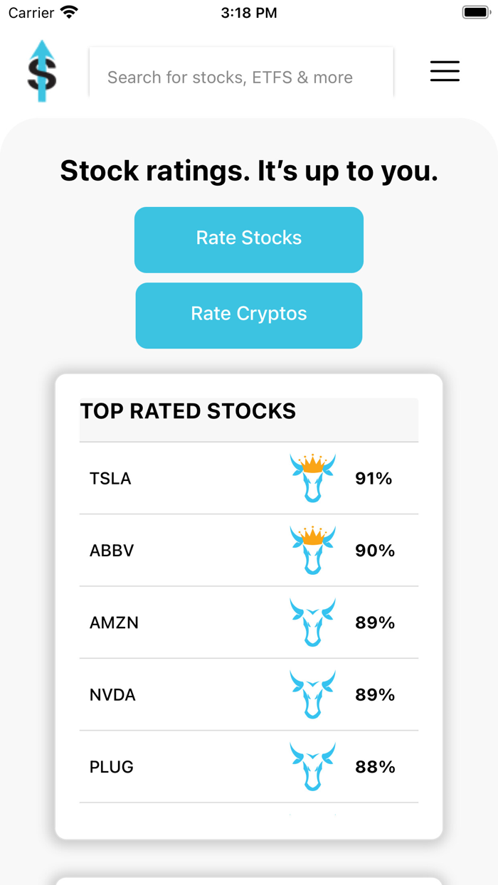 Stoxup Stock and Crypto Ratings