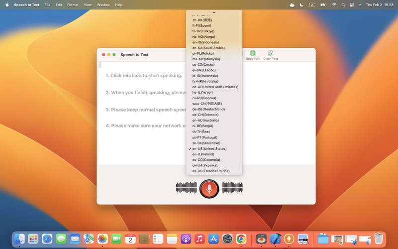 Screenshot #2 pour Speech To Text