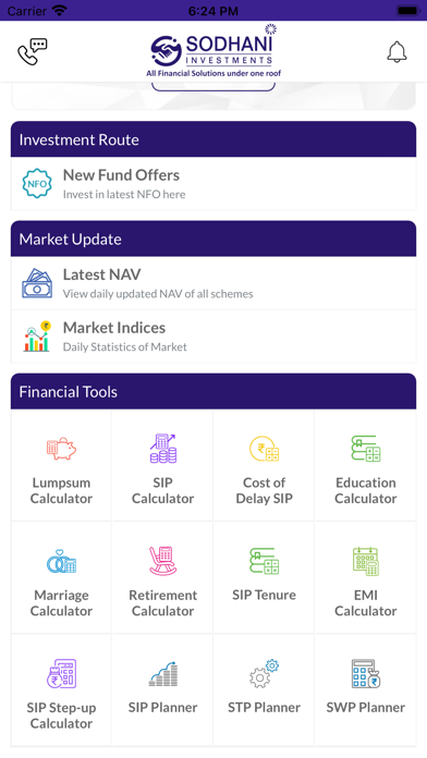 Sodhani Investments Screenshot