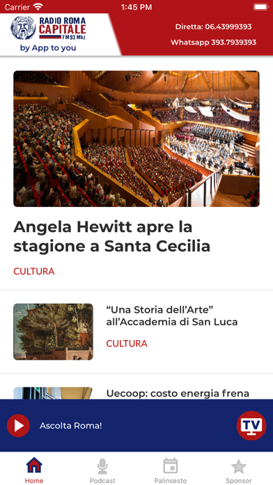 Radio Roma Capitale Screenshot