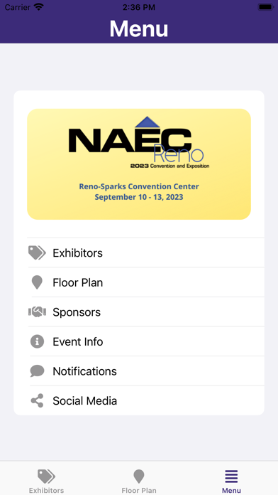 NAEC's 2023 Convention & Expo Screenshot