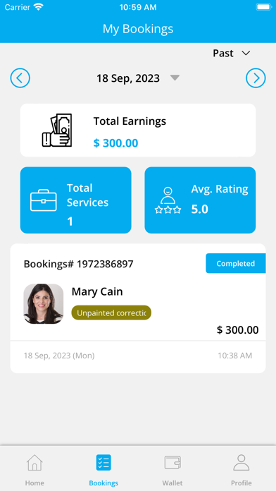 ProCarWash Provider Screenshot
