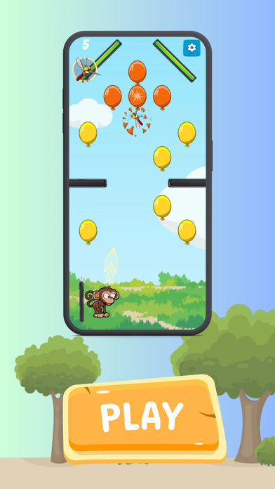 Monkey Balloon Buster Screenshot