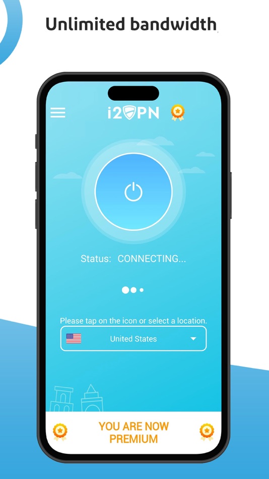 #4. i2VPN - Secure VPN Proxy (iOS) By: I2TEK LTD