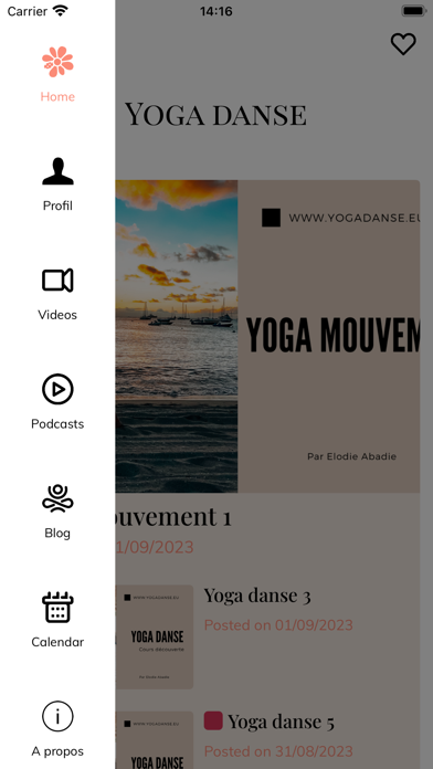 Yoga danse Screenshot