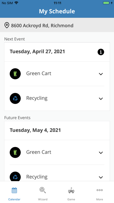 Richmond Recycling Screenshot