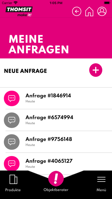 THOMSIT Objektberater Screenshot