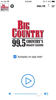 big country 99.5 iphone screenshot 3