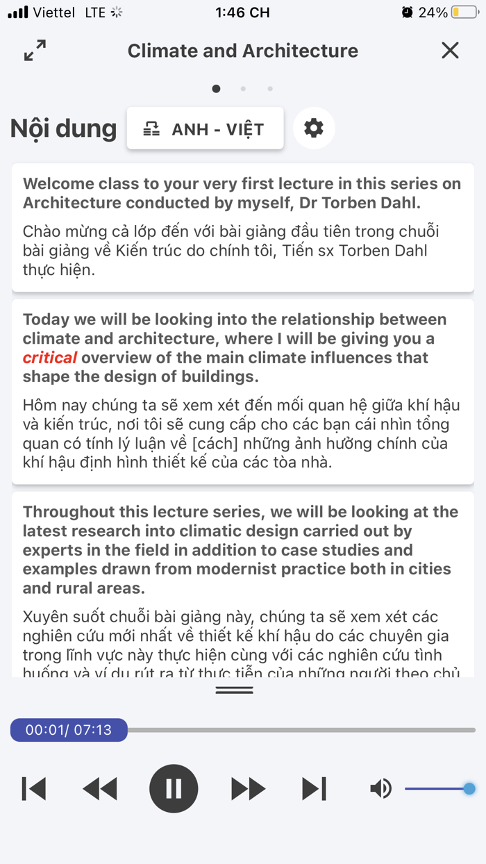 Học IELTS Song Ngữ