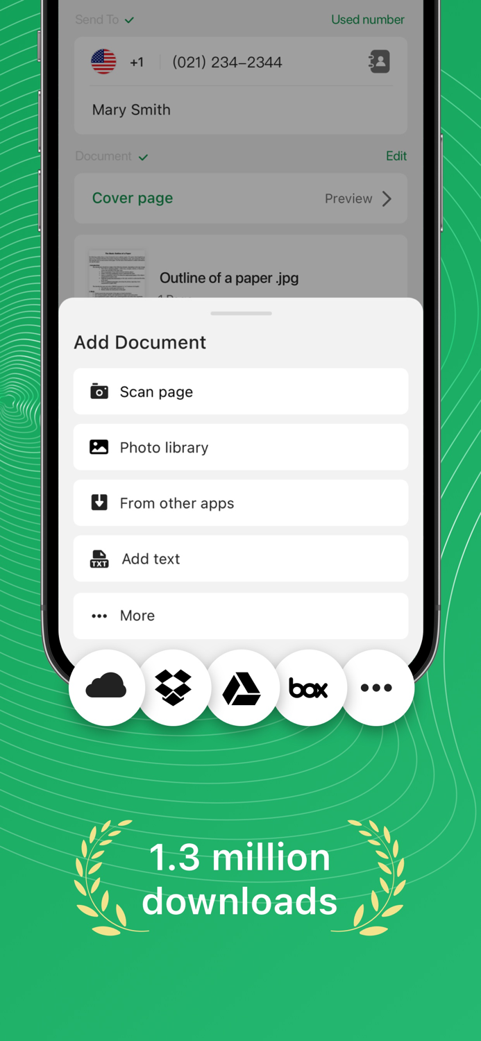 Tiny Fax Send Fax From iPhone